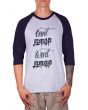 Cant Stop Wont Stop Athletic Grey Baseball Tee 1
