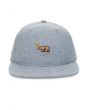 The Cloudy Dolo Snapback in Blue Chambray