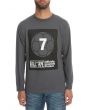 The Goalie Long Sleeve Tee in Charcoal 1