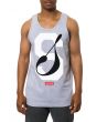 The C Notes Tank Top in Heather Grey 1
