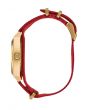 The Time Teller Watch in Red & Gold 2