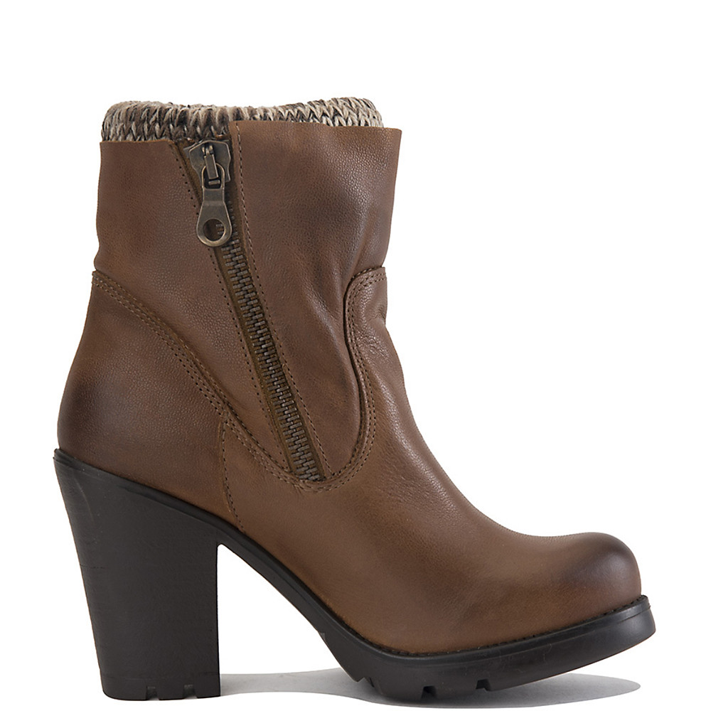 Sweaterr Ankle Boot Cognac