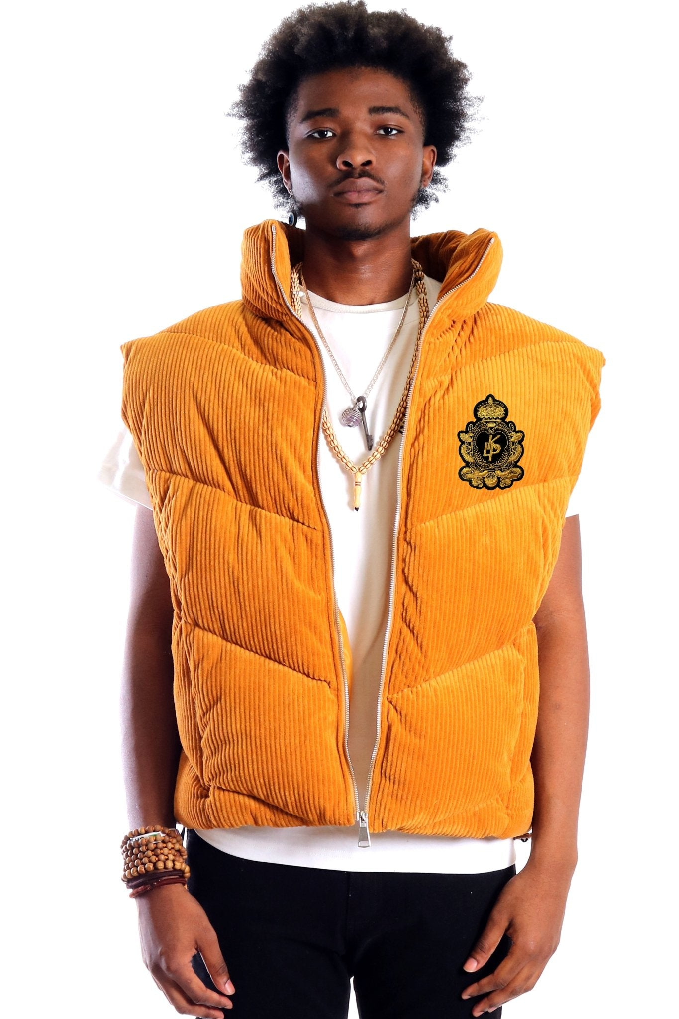 BUFFER Corduroy Puff Vest