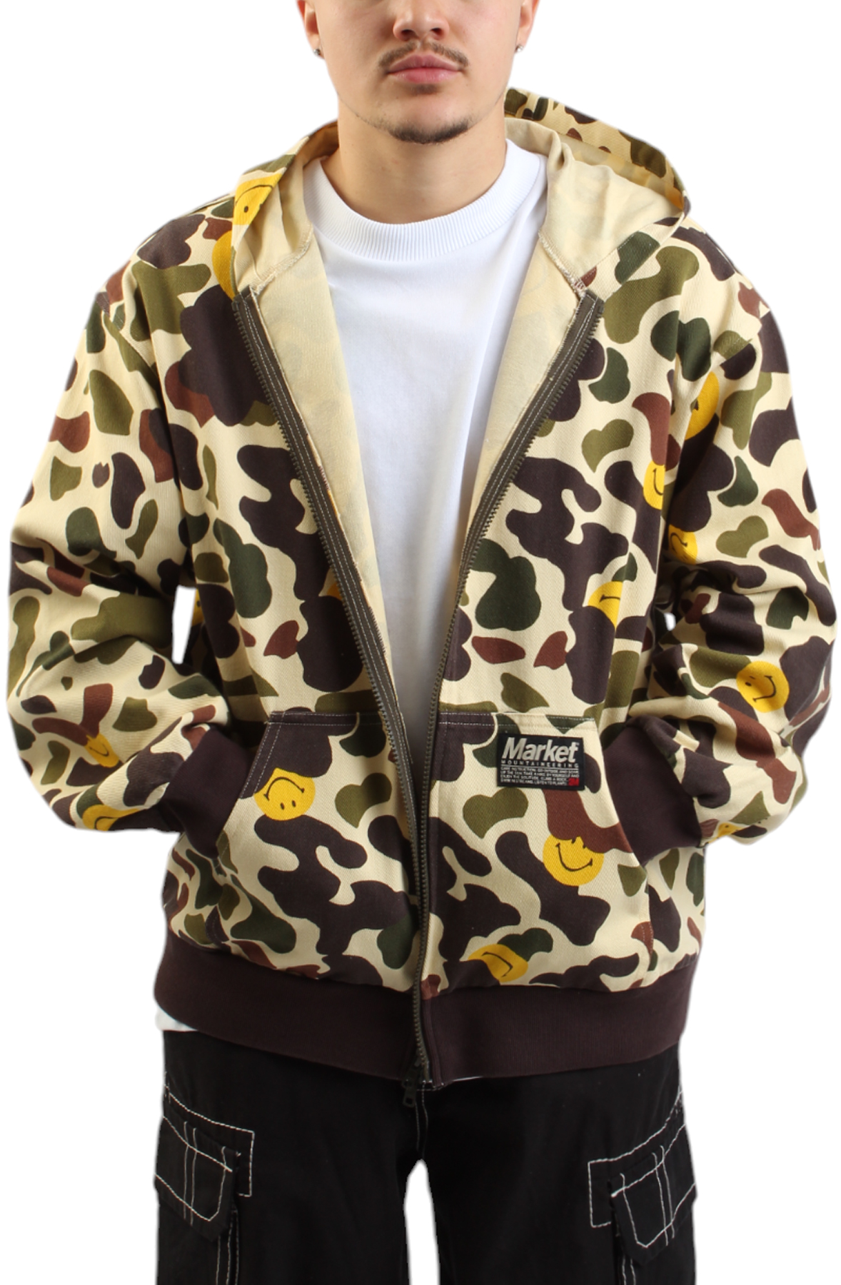 Smiley Camo Zip Jacket