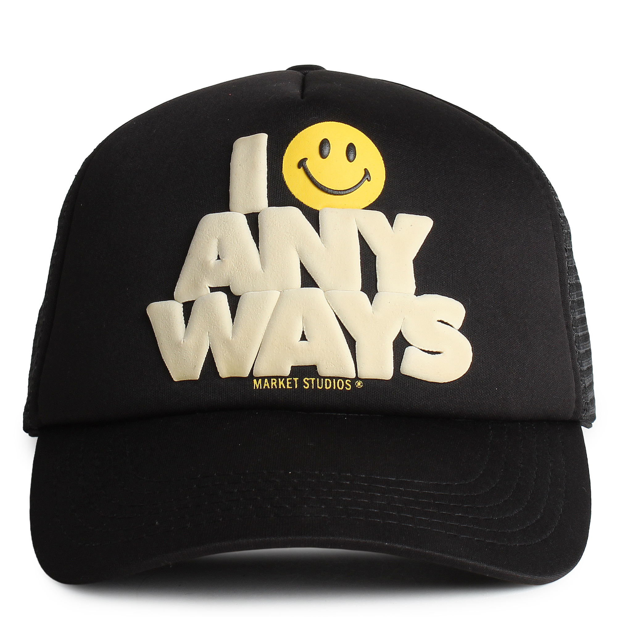 Smiley Anyways Trucker Hat