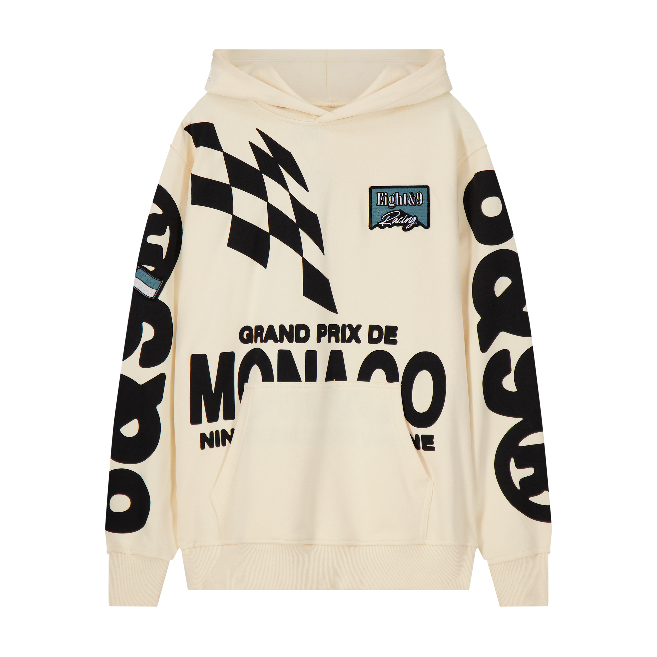 Grand Prix Pullover Hoodie Cream