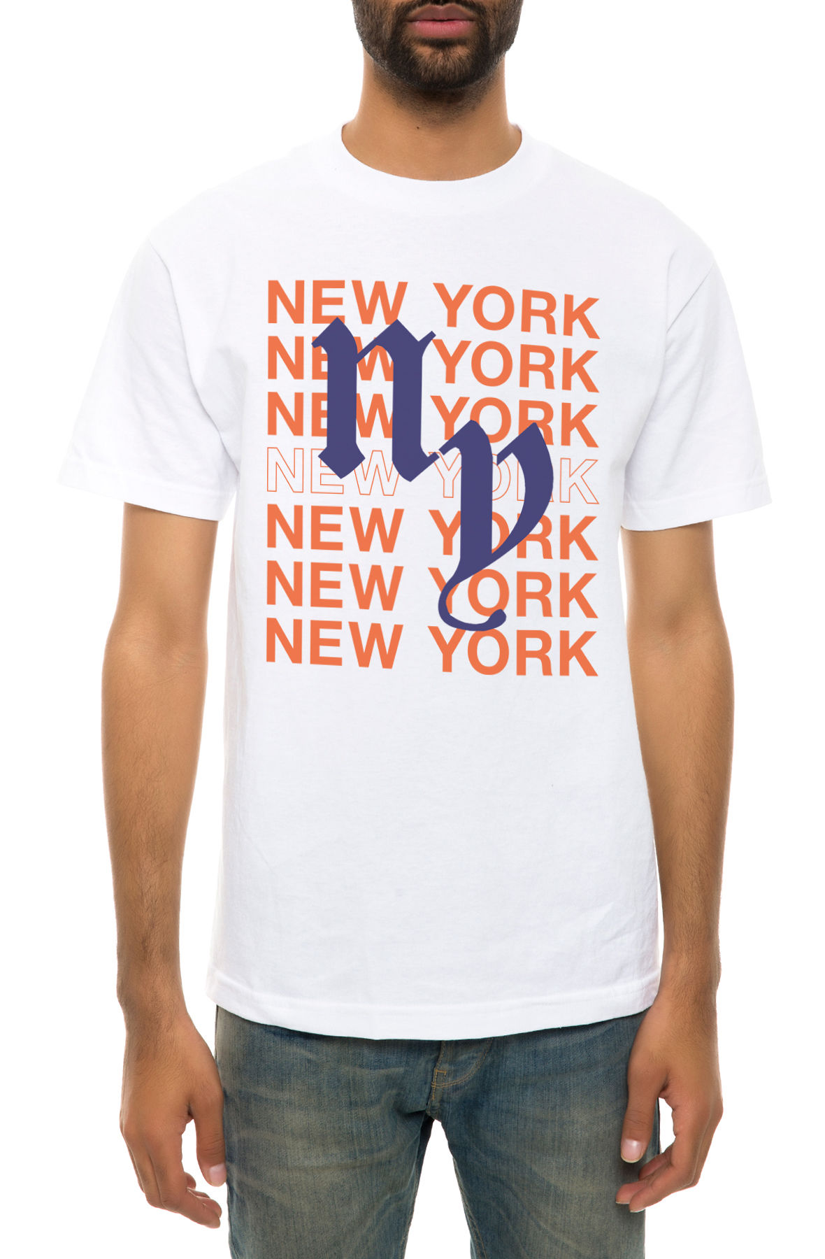 The NY NY NY Tee in White