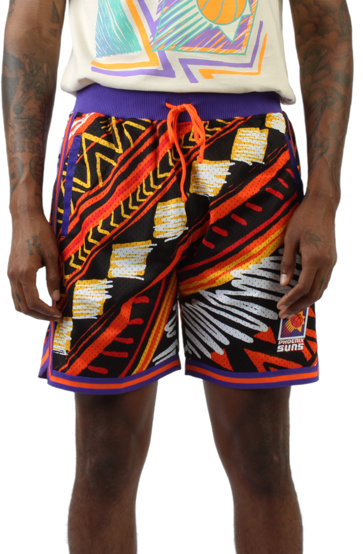 Mitchell & Ness Game Day Pattern Short Golden State Warriors XL