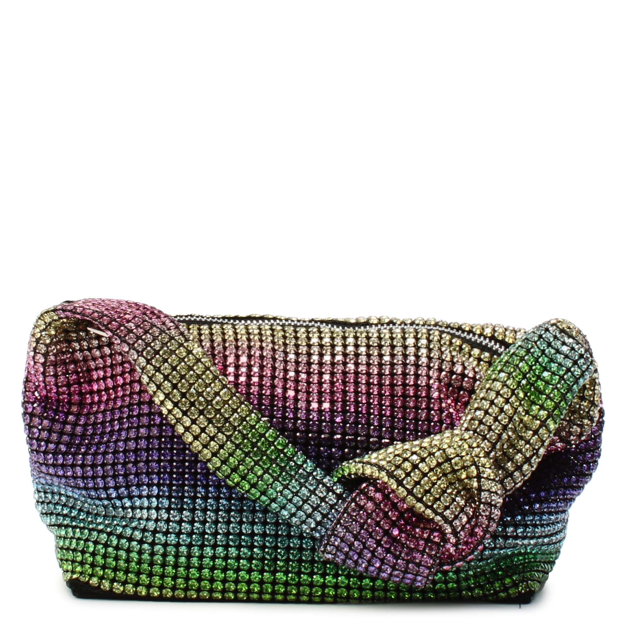 Multicolor Rhinestone Shoulder Purse