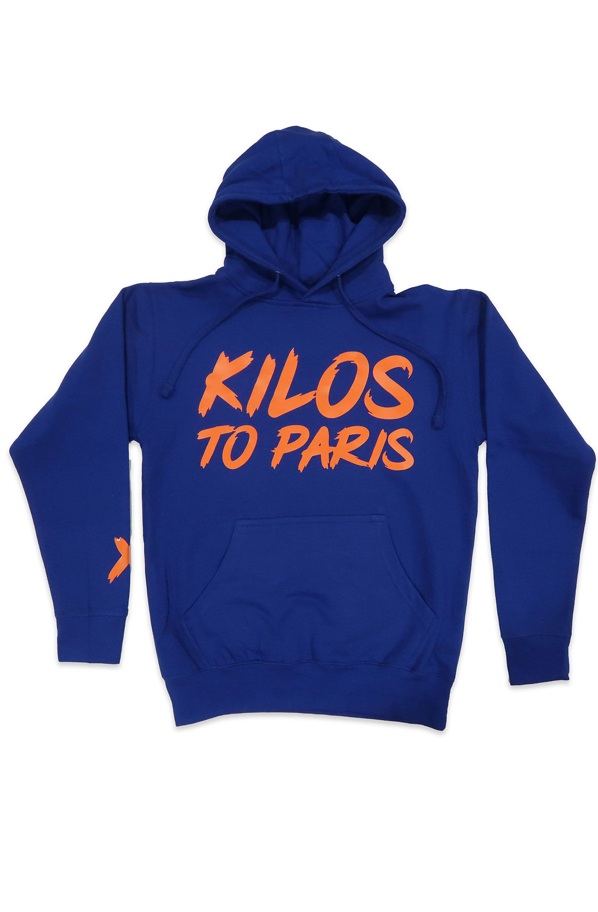 Royal blue and orange hoodie Clearance