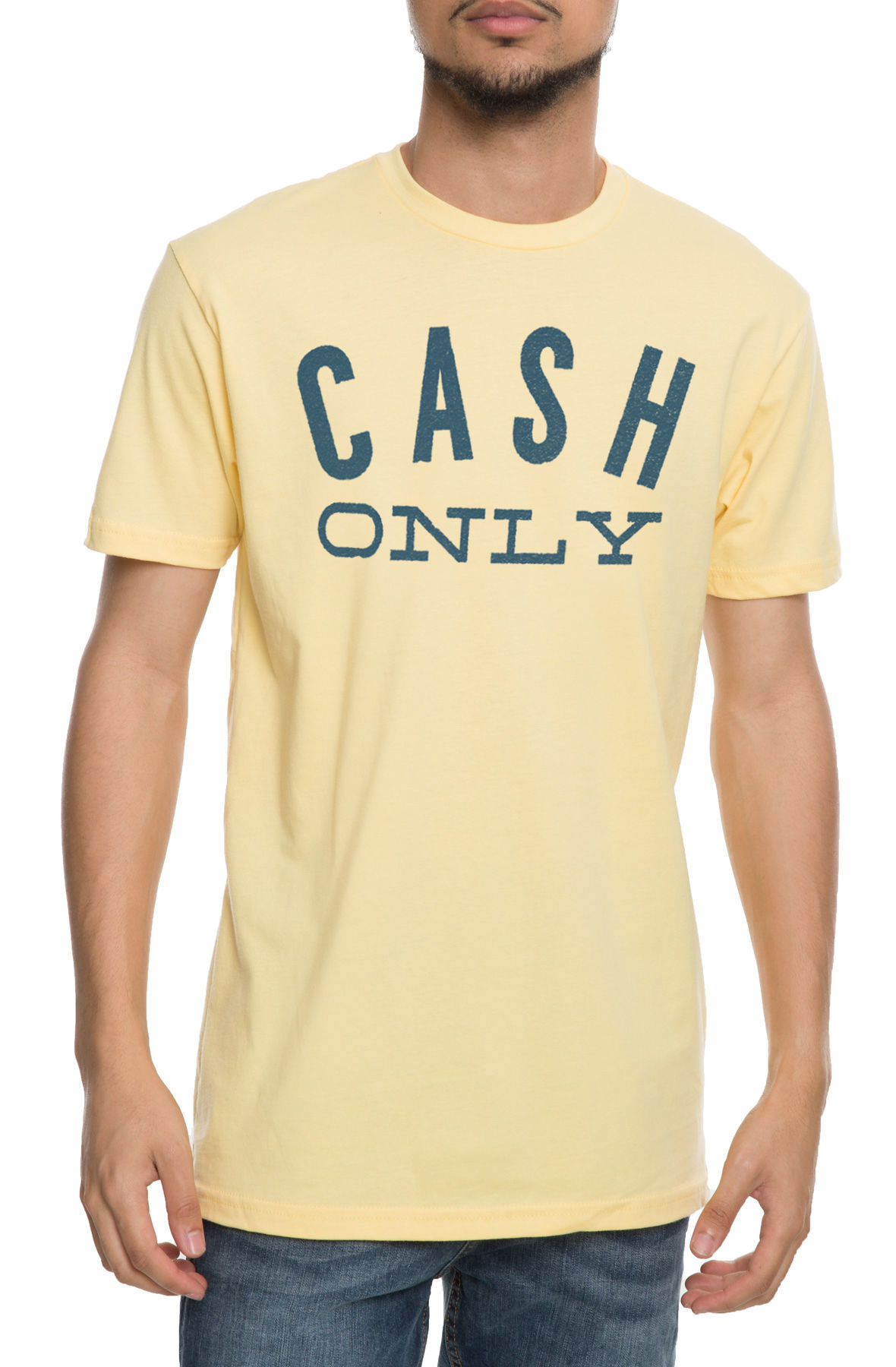 The Cash Only Tee in Banana Cream