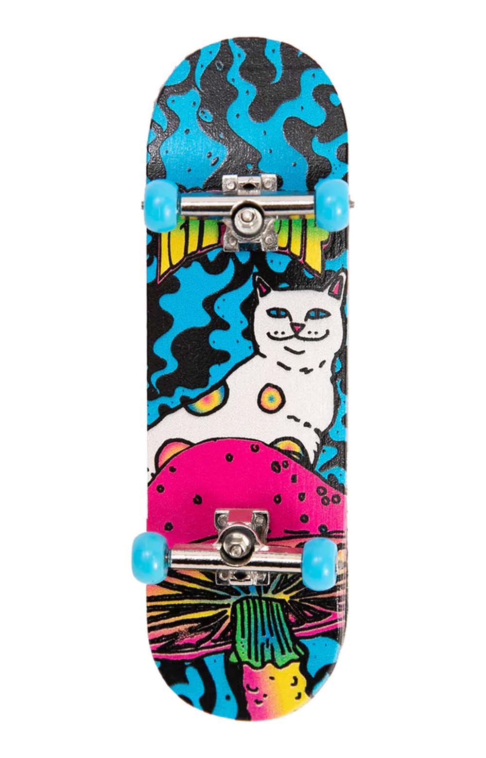 Psychedelic Fingerboard Mini Skateboard