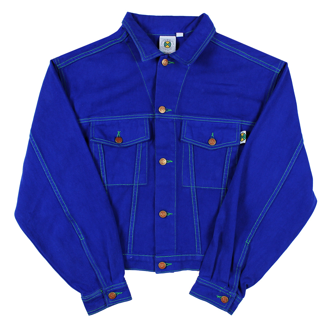 Cross Colours Classic Drop Shoulder Jacket - Cobalt Blue