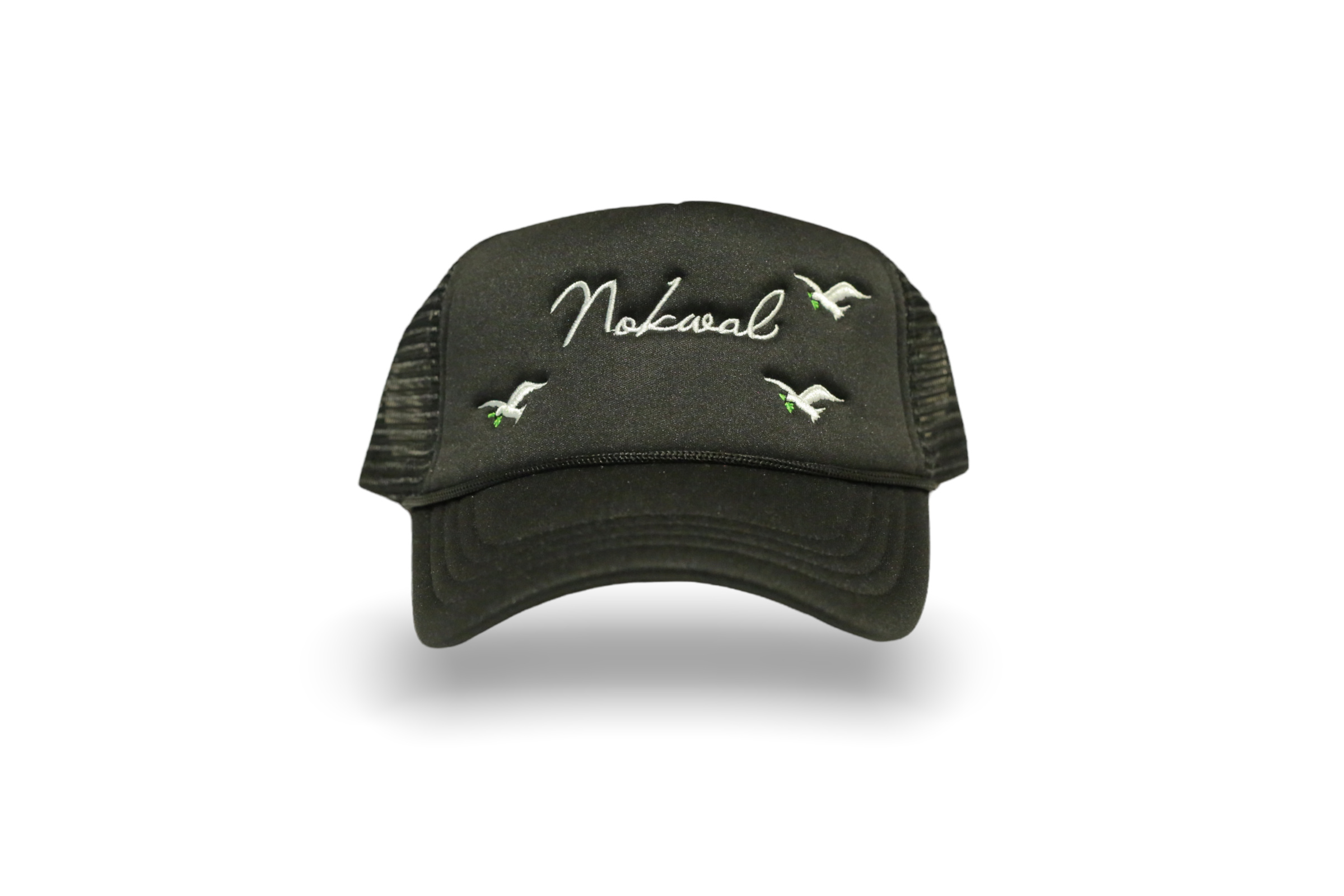 Nokwal Signature Black Foam Trucker Hat