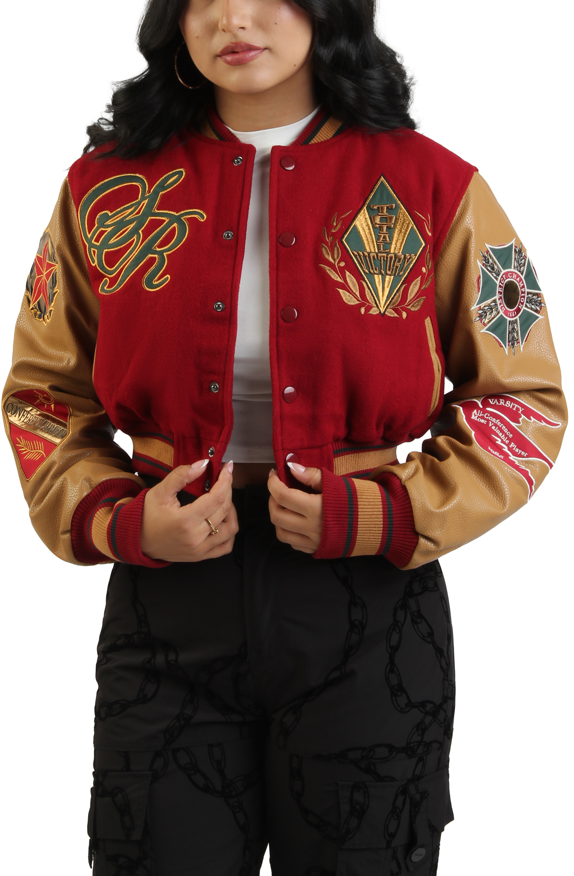 Crop Varsity Jacket