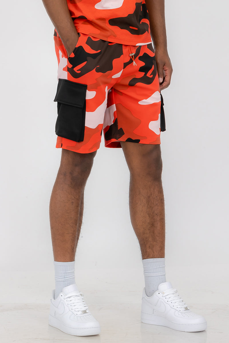 Full Camo Toggle Shorts