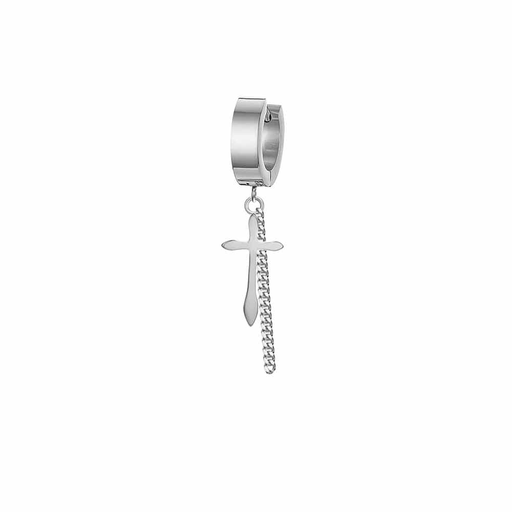 Mister Confession Earring Chrome