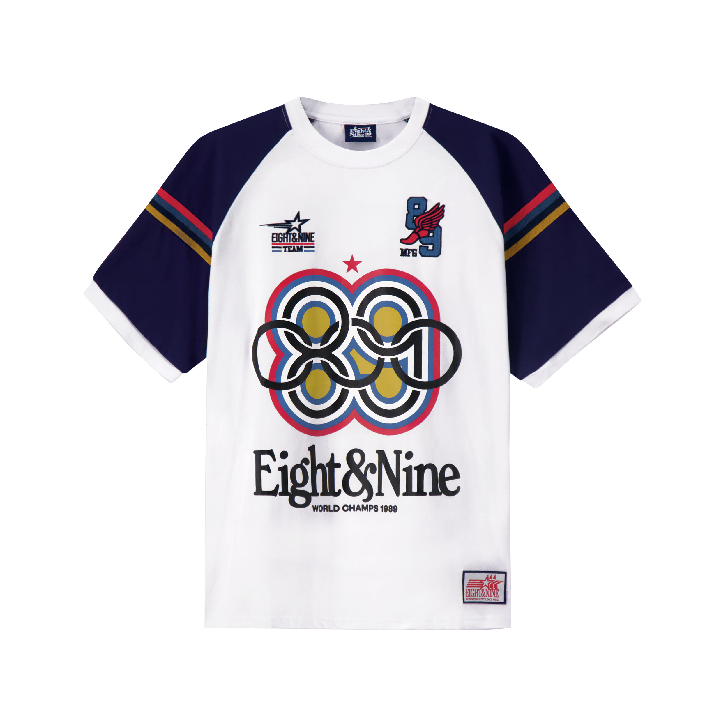 Team 89 Raglan Shirt White