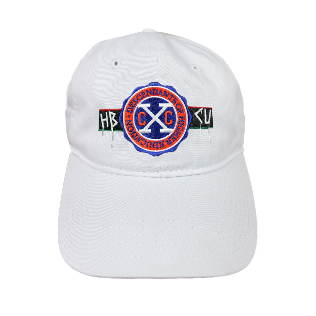 Cross Colours X HBCU Dad Hat - White