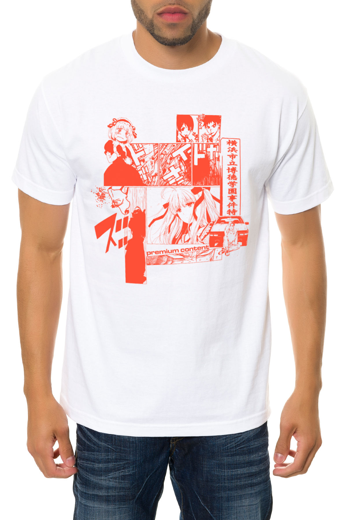 The Manga Tee in White