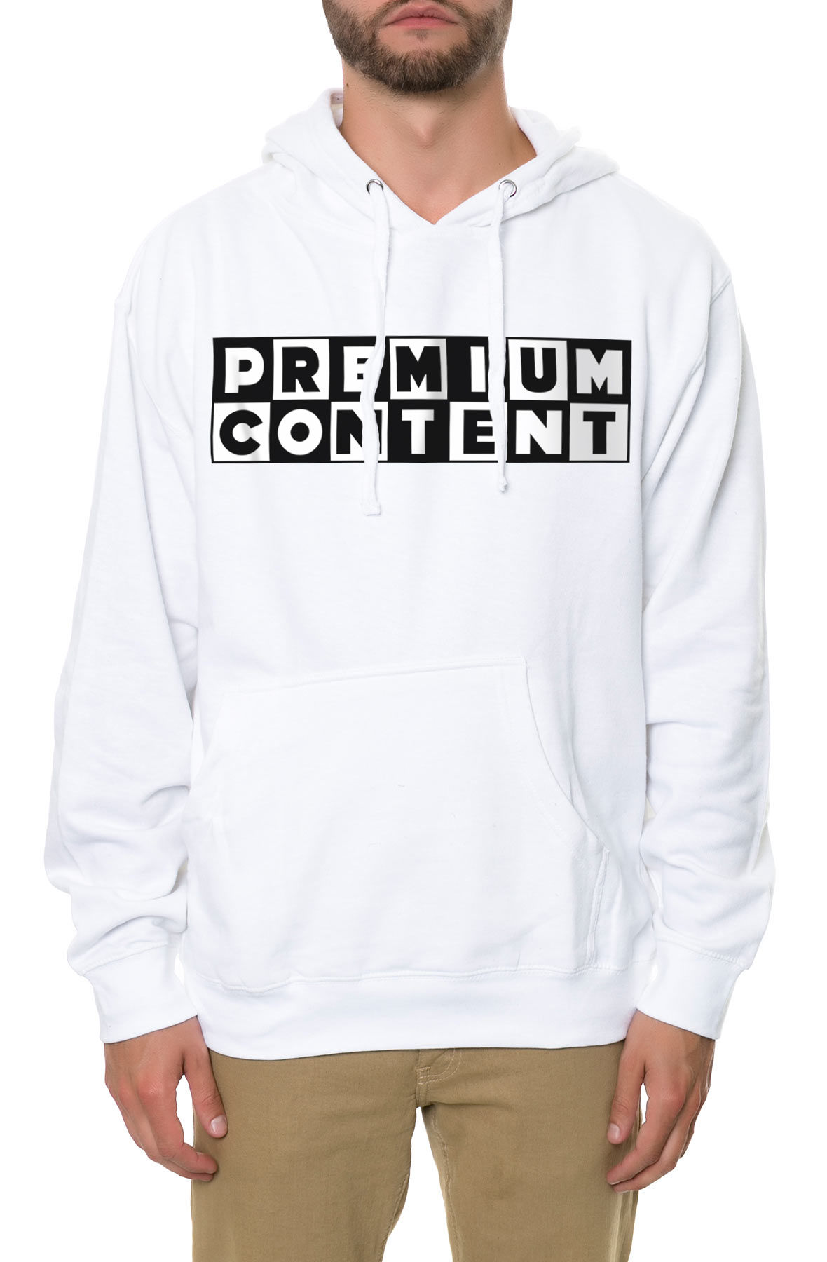 The Station Identification Hoodie in White