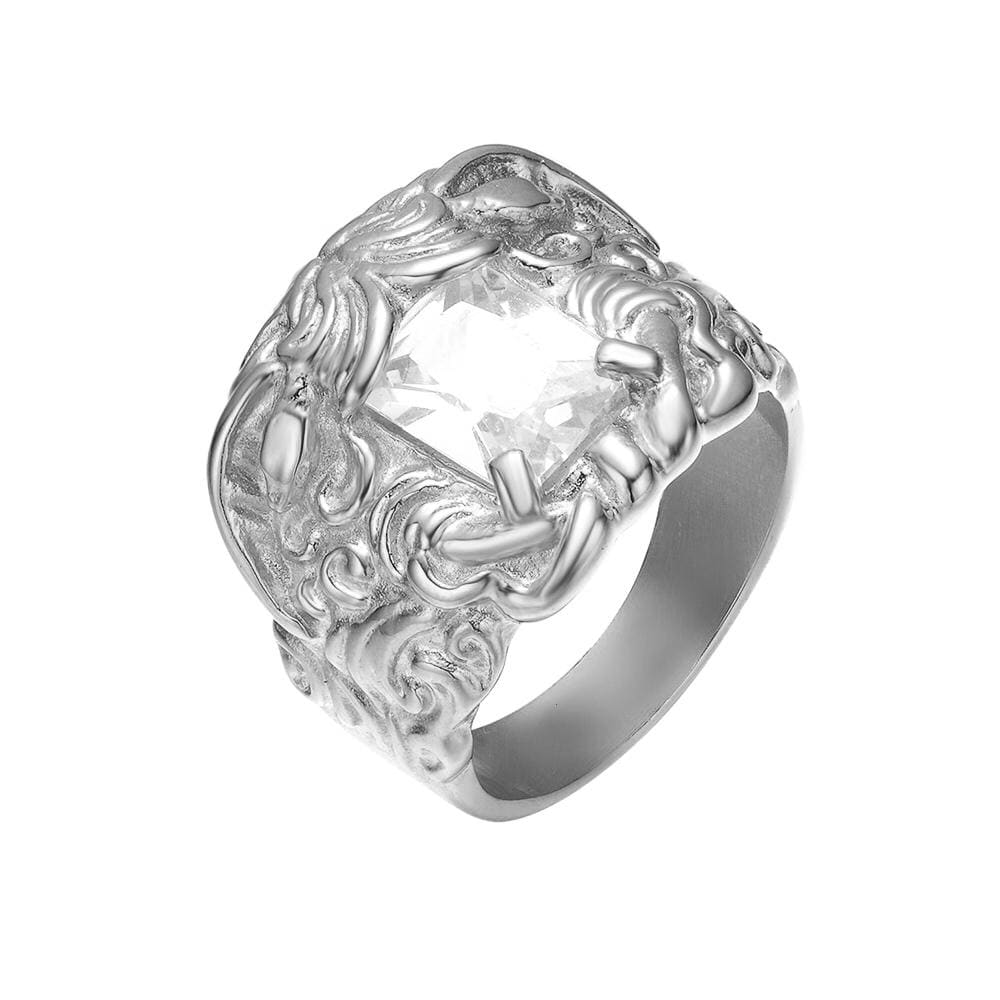 Mister Gem Medusa Ring Chrome