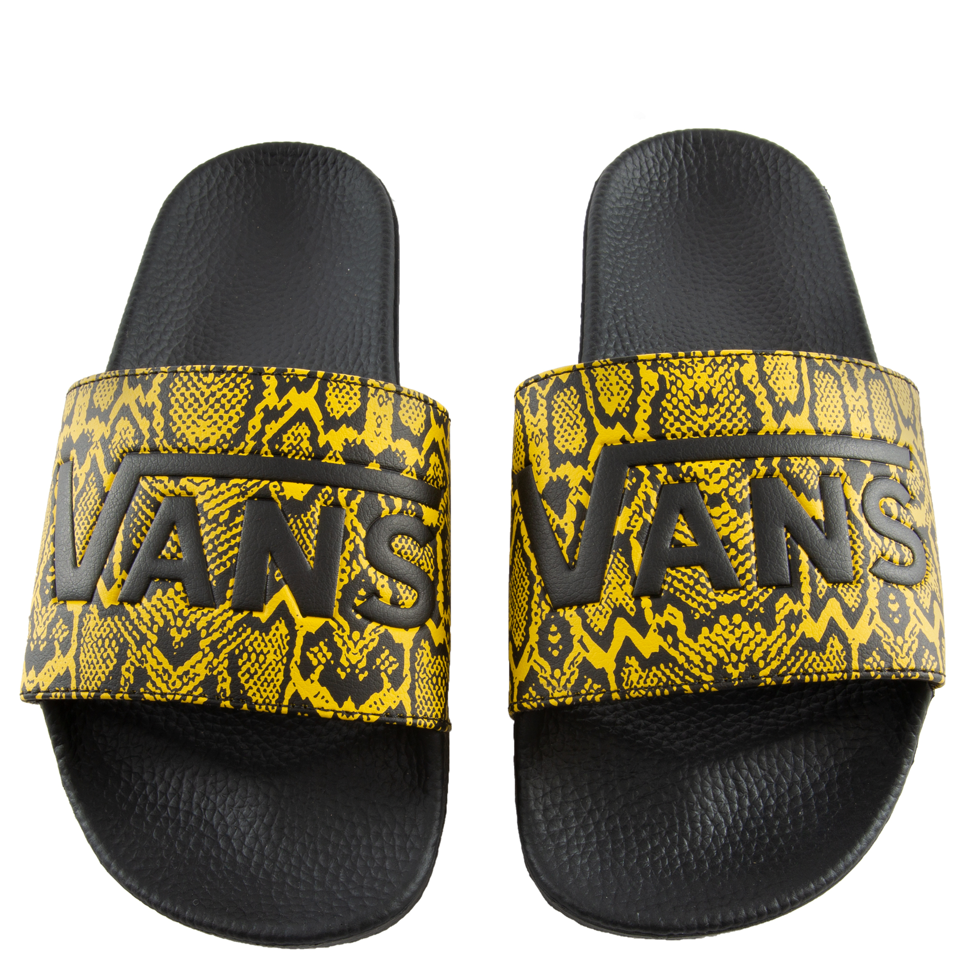 Vans slides outlet yellow