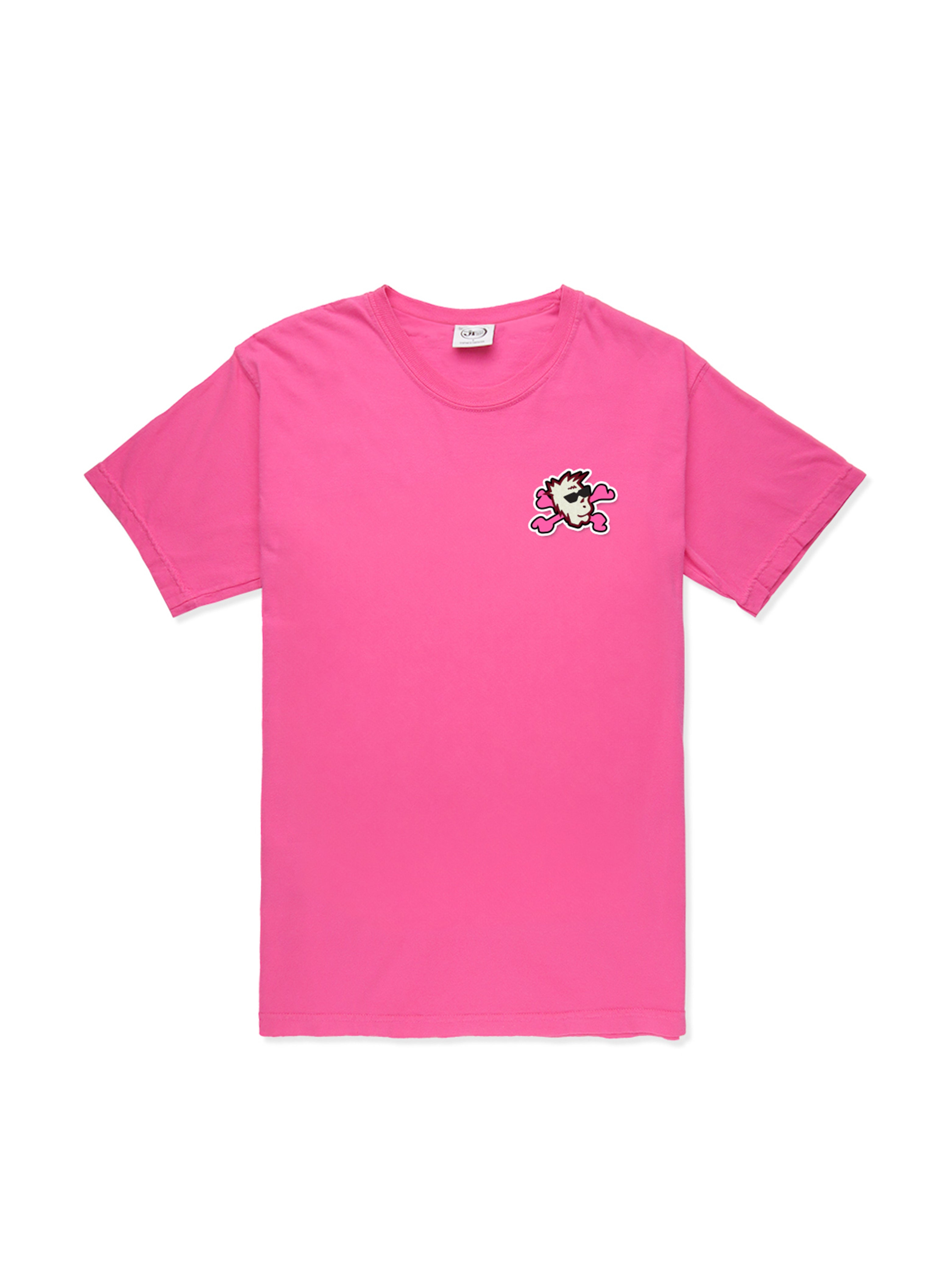 Bad Bones Logo Tee  - Pink