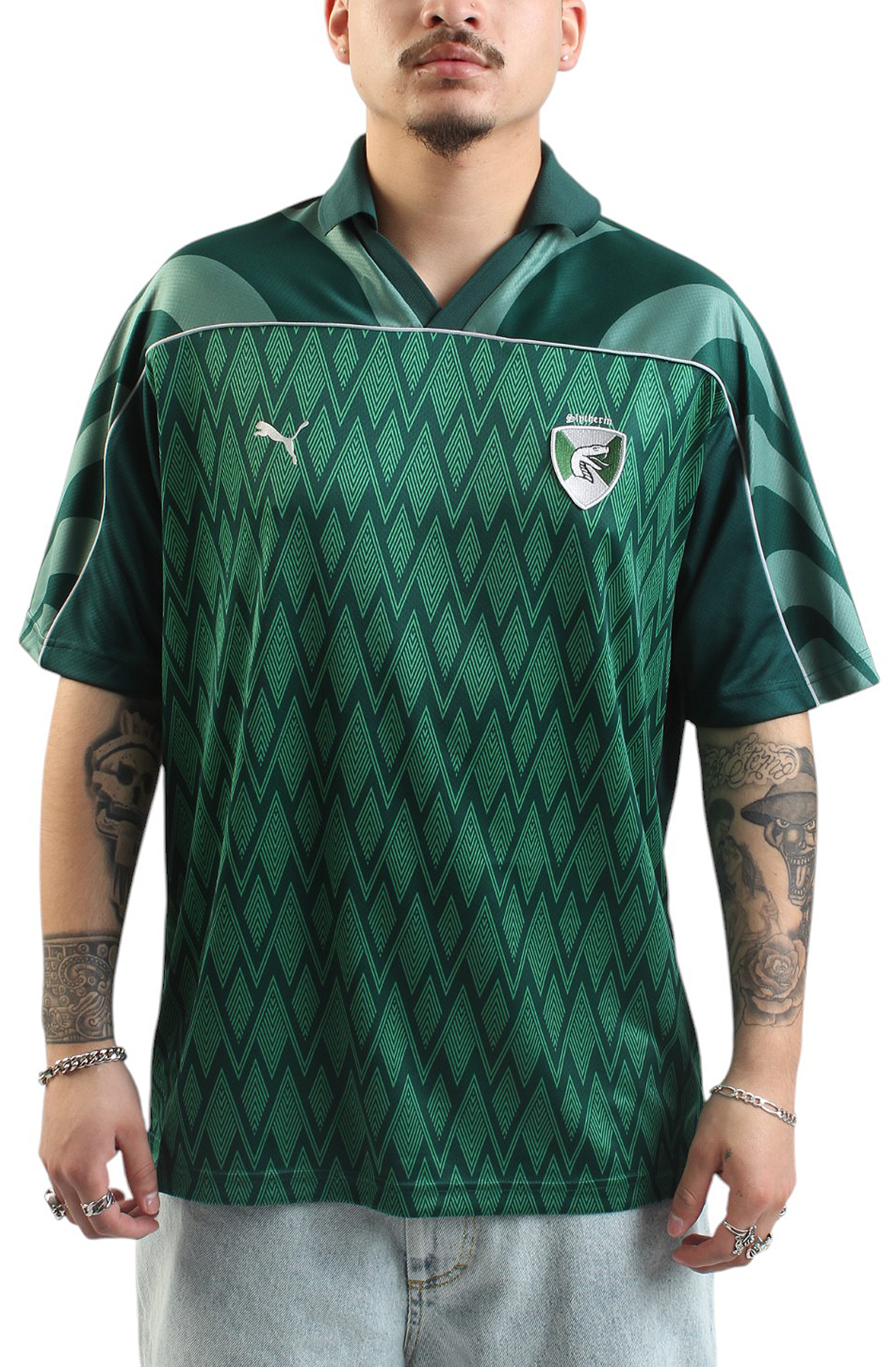 ★★PUMA★★ Puma X Harry Potter Relax Football Jersey Dark Puma X Harry Potter Relaxed Football Jersey 'Dark Crimson