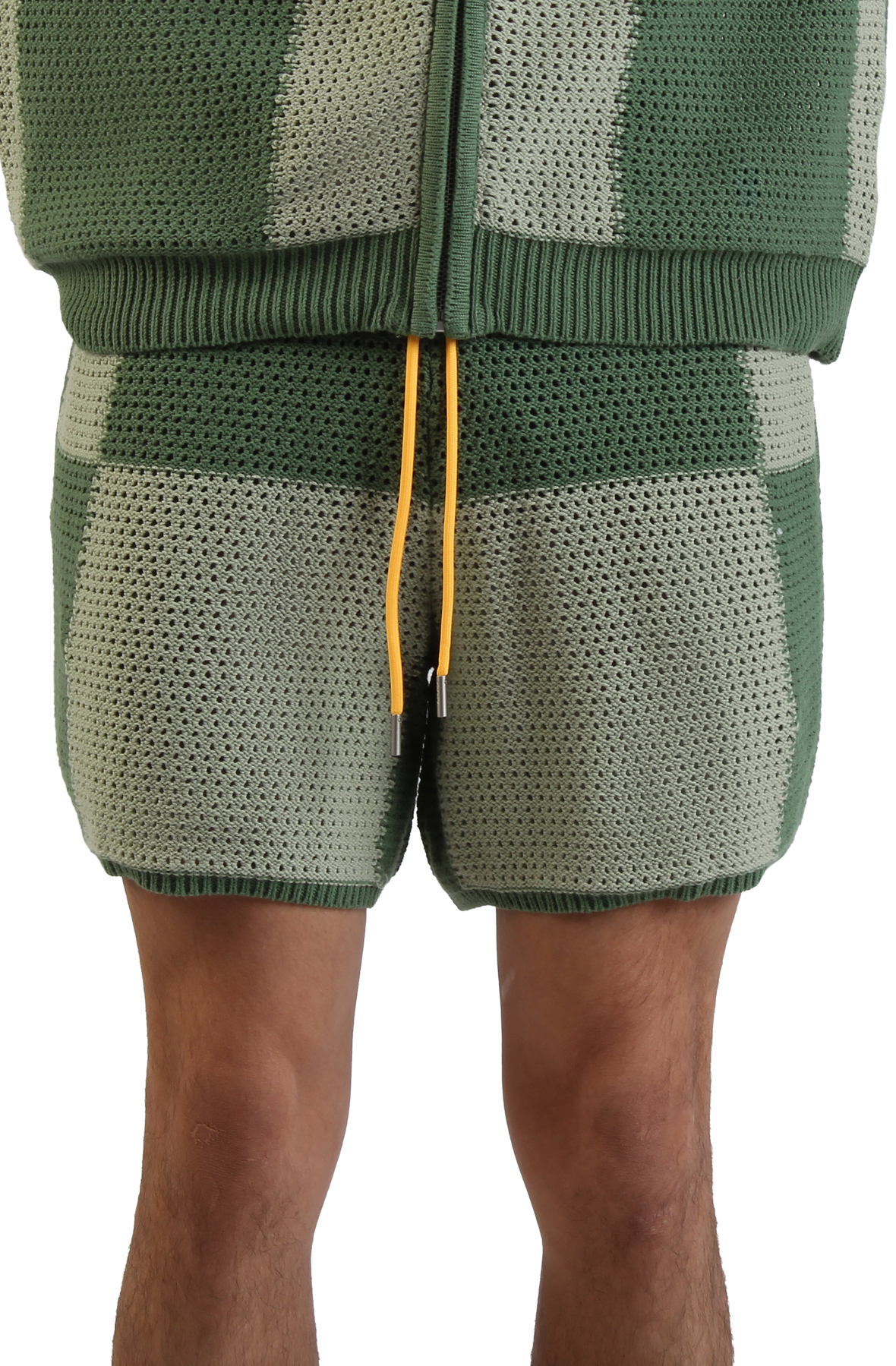 Checker Crochet Shorts