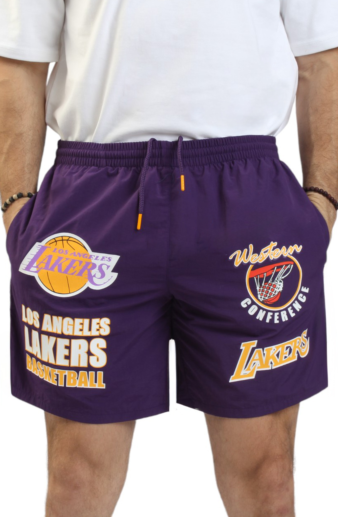 Los Angeles Lakers Multi Hit Nylon Shorts