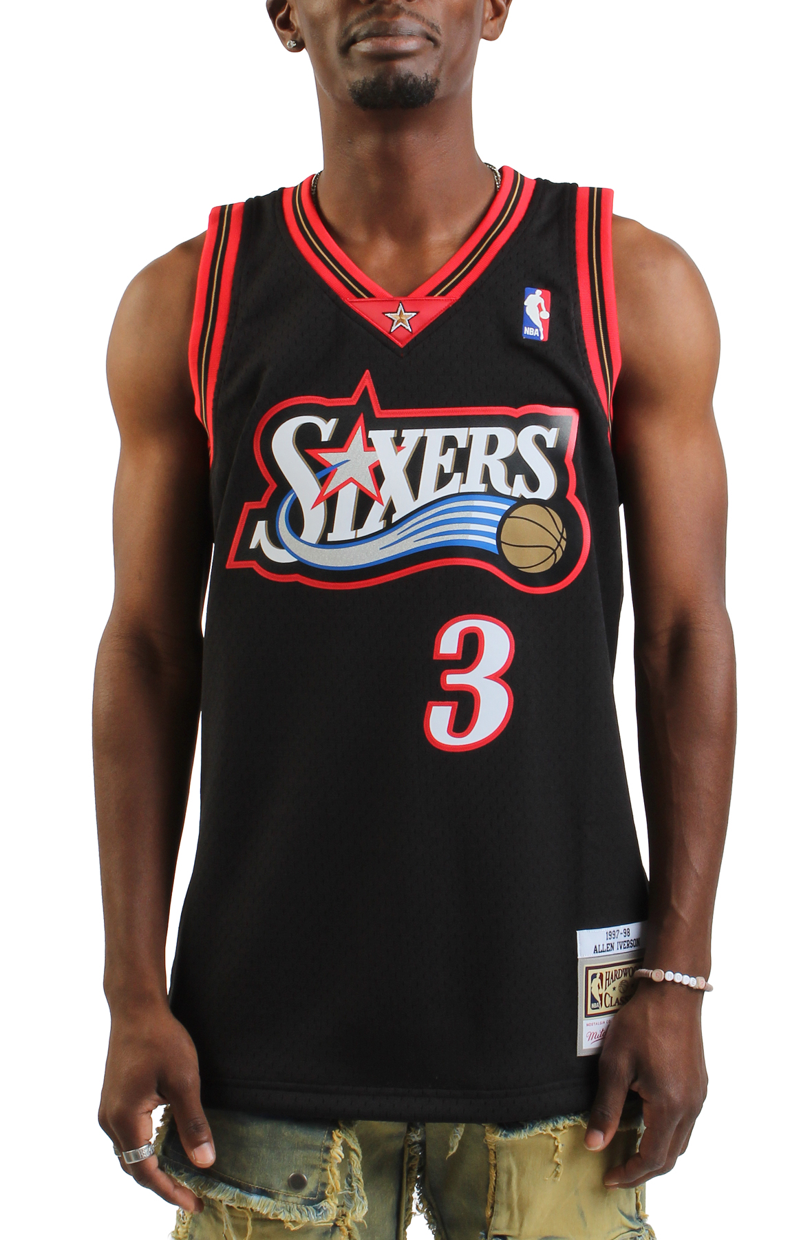 NBA Philadelphia 76ers Allen Iverson 97-98 Swingman Jersey