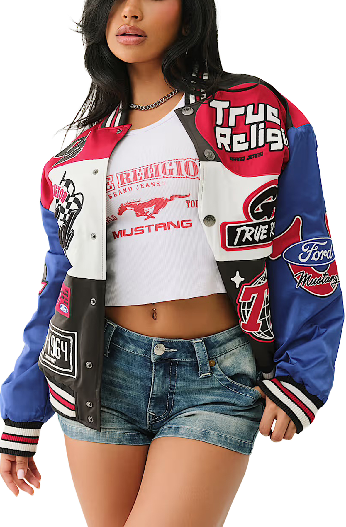 Ford X True Religion Oversized Bomber Jacket