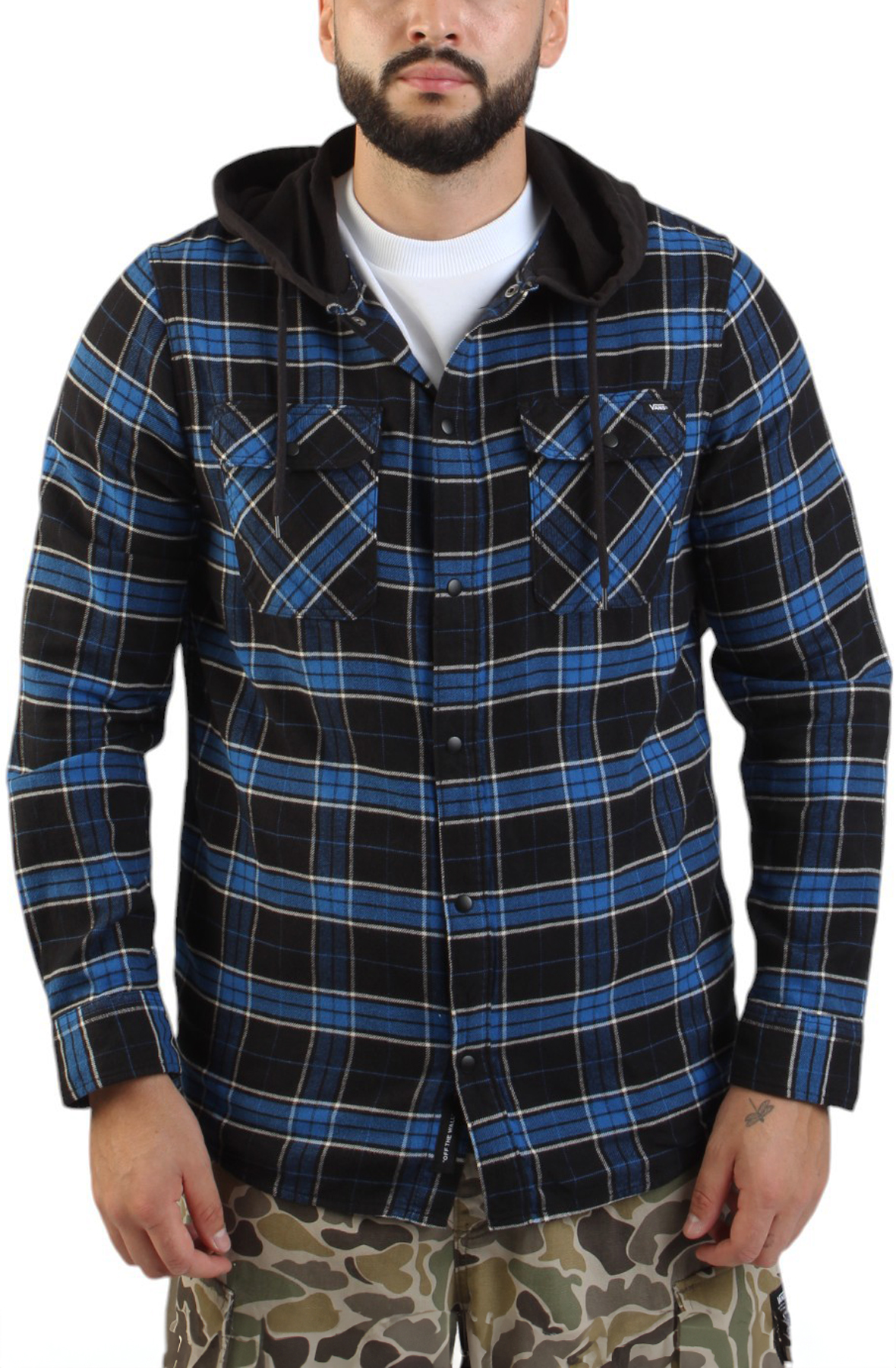 Parkway Hooded Long Sleeve Woven Shirt