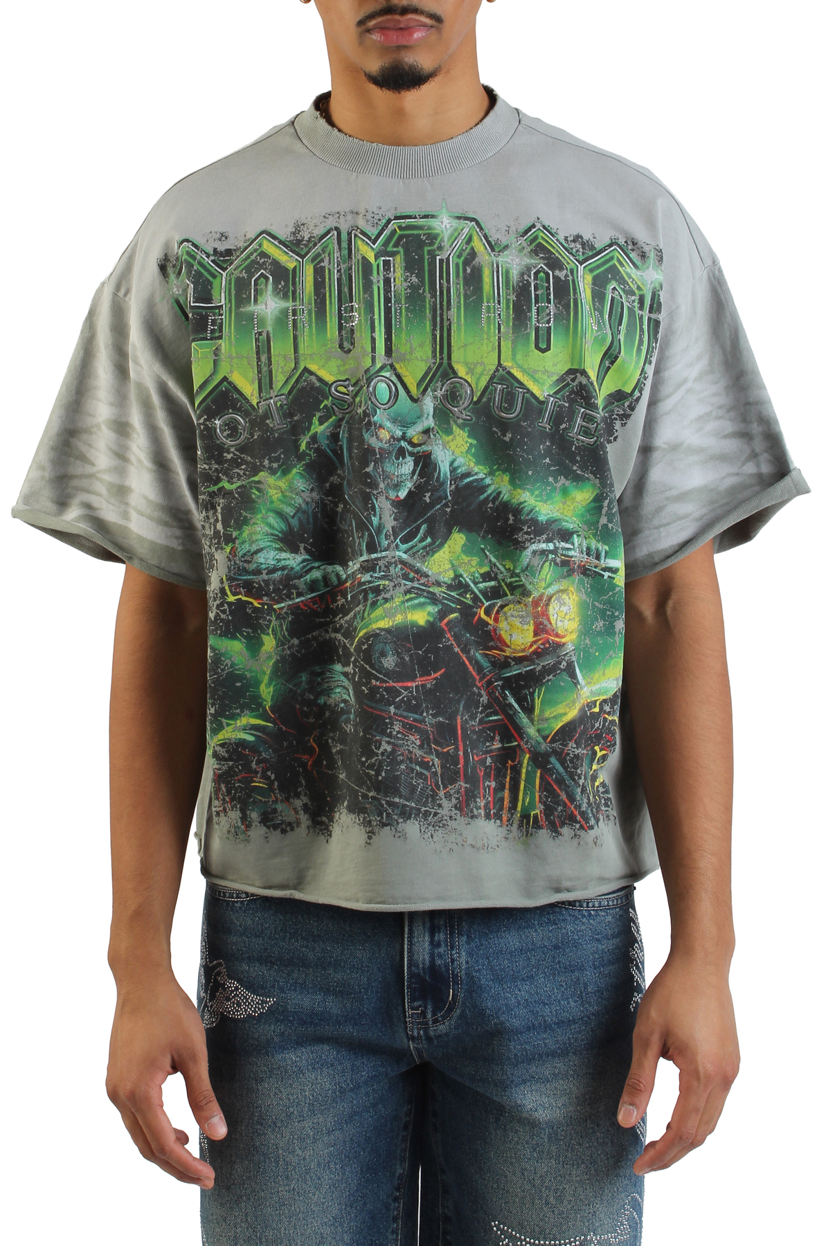 Ghost Flame Crop T-Shirt