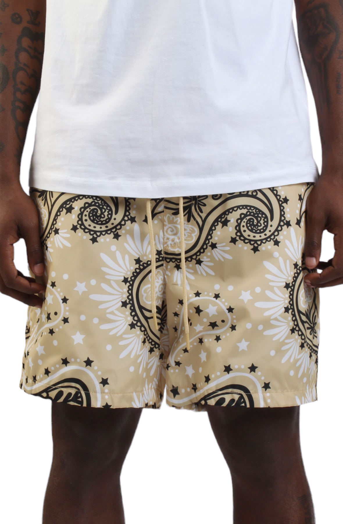 Paisley Nylon Short