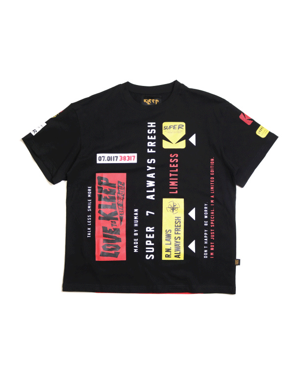 RAVEN Men's premium cotton short sleeve t shirt