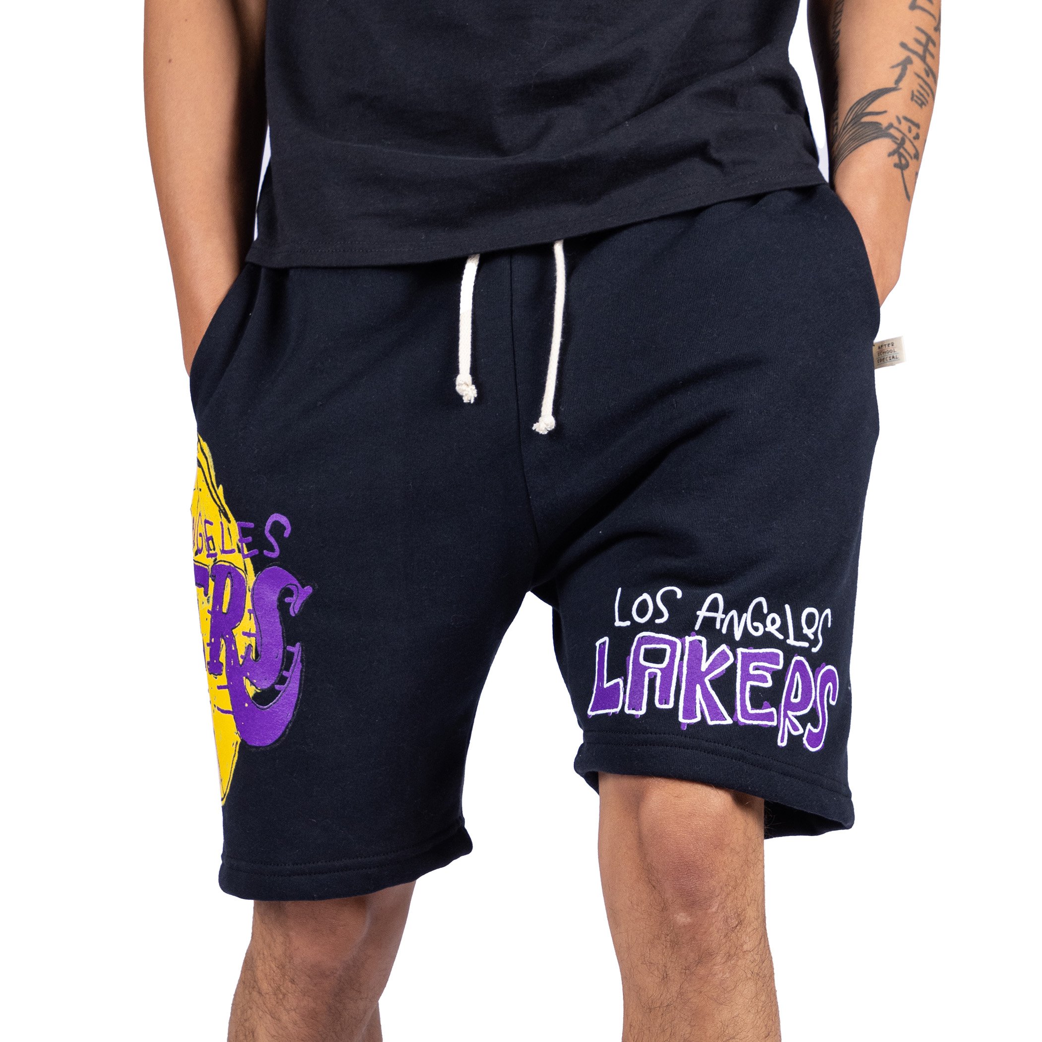 showtime laker shorts