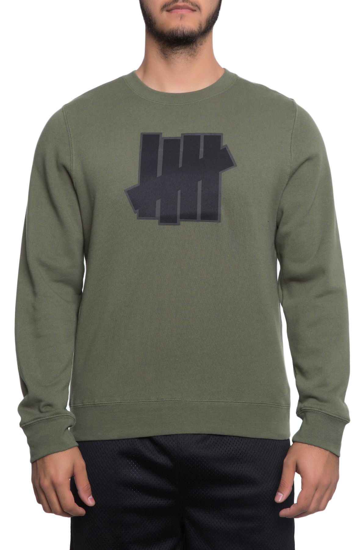 The 5 Strike Crewneck Sweatshirt in Olive 518272-OLV