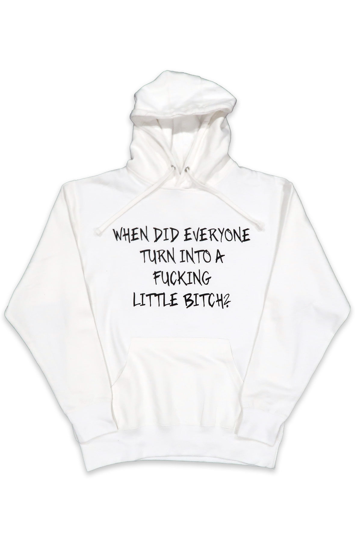 Fucking Bitch Hoodie in White