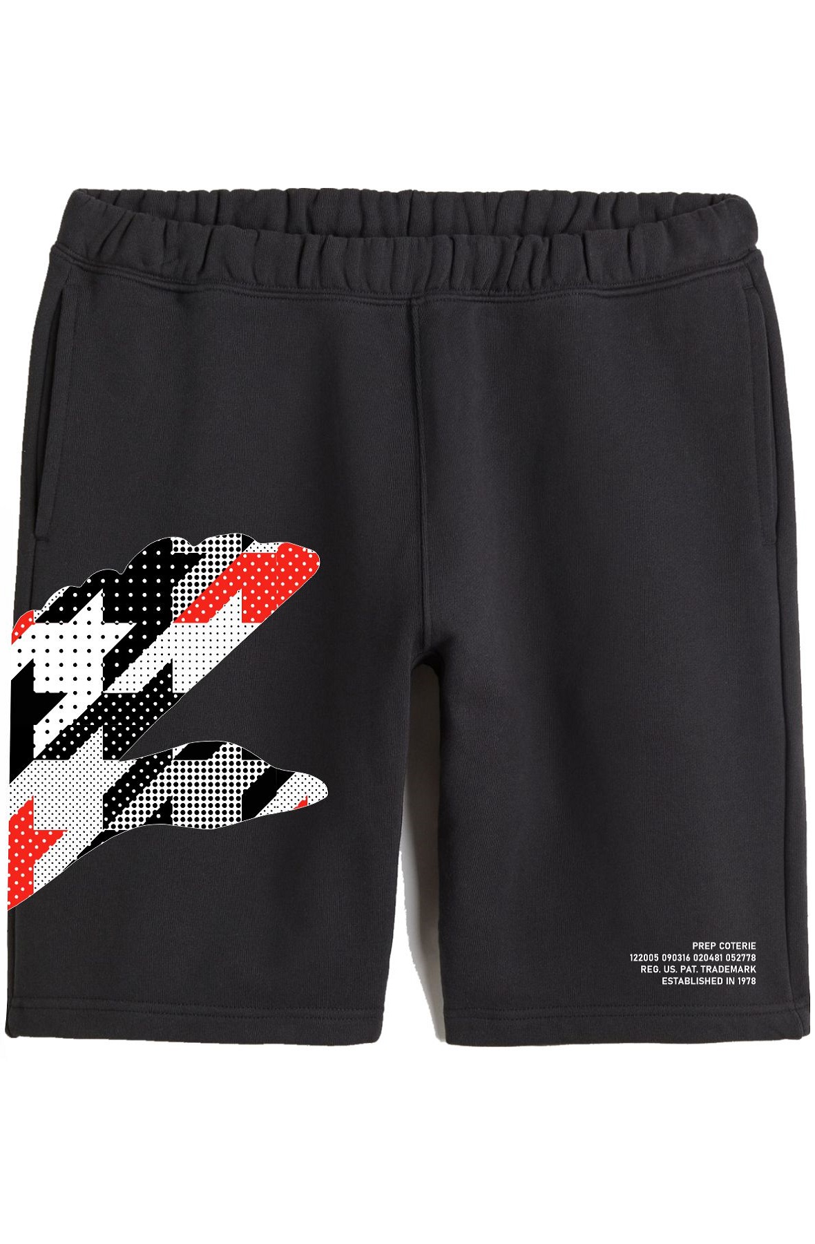 Abstract Houndstooth Logo Sweatshorts