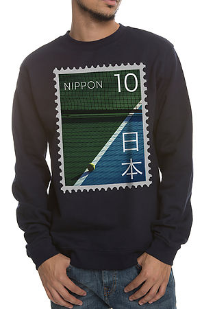 The Nippon 10 Crewneck Sweatshirt in Navy