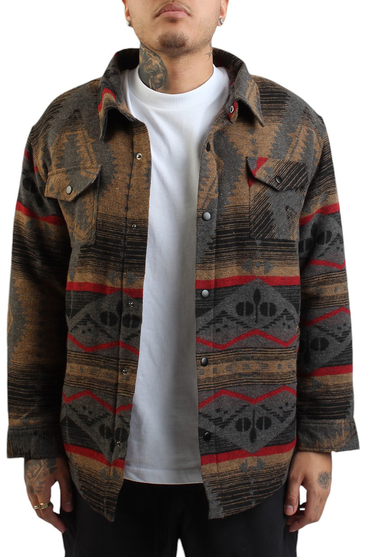 Tribal Padded Flannel