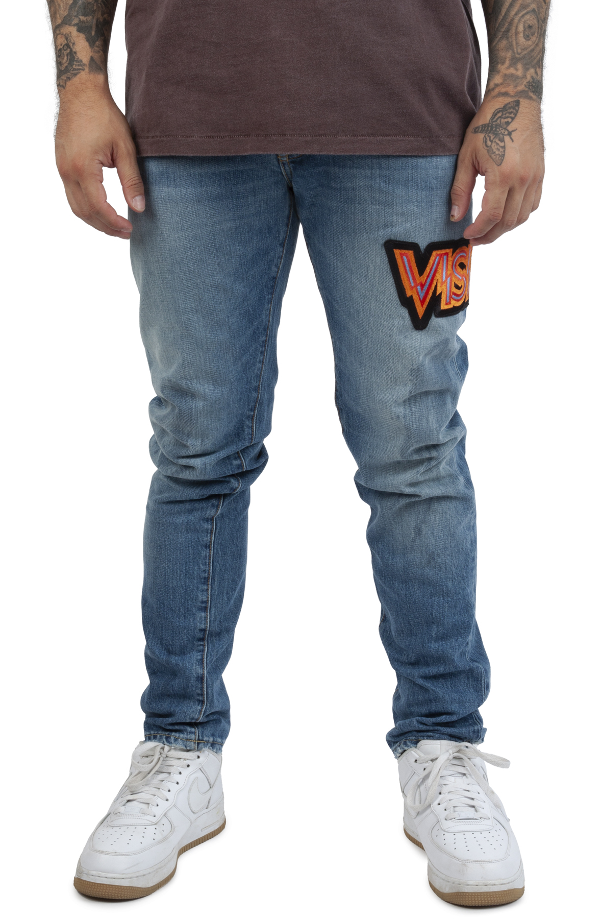 Visitor Patch Embroidery Jeans