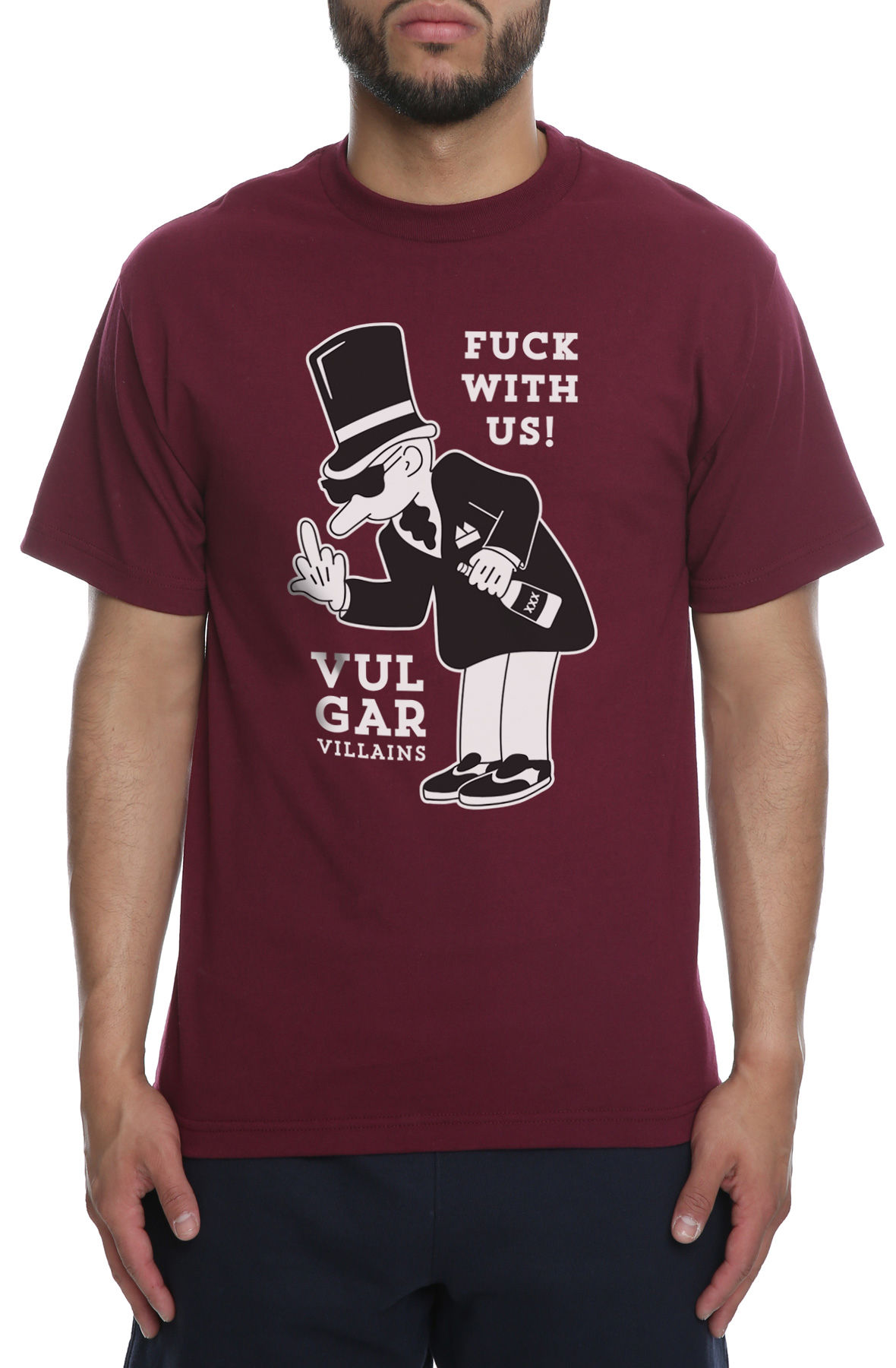 The Goon Tee in Burgundy