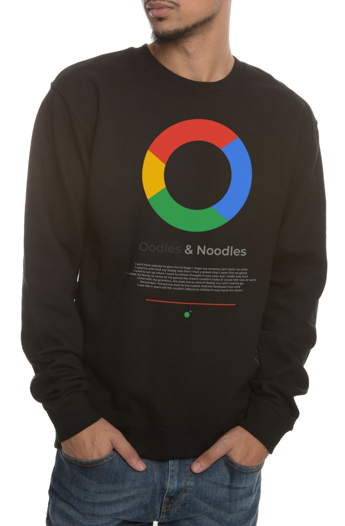 The Oodles Crewneck Sweatshirt in Black