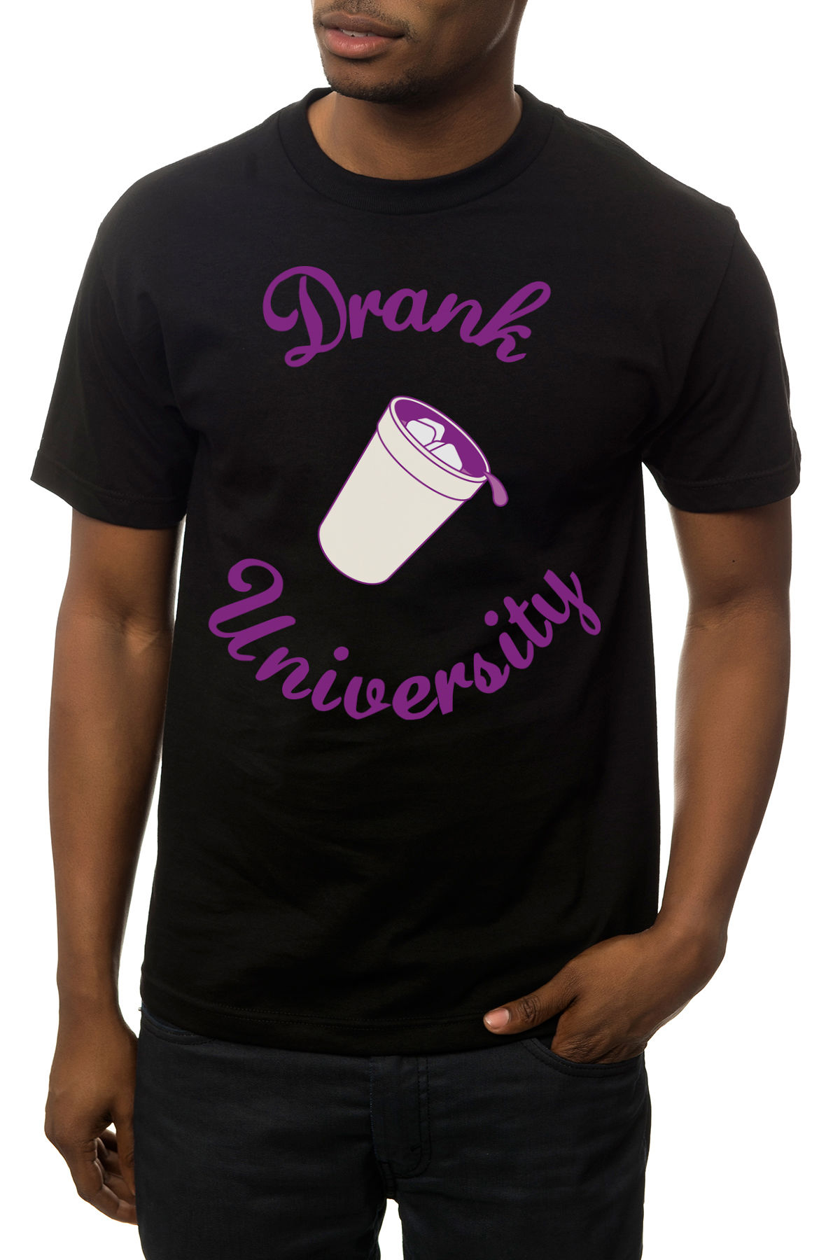 STREET VAULT The Drank University Tee in Black SV-DRANKUNIVERSITY