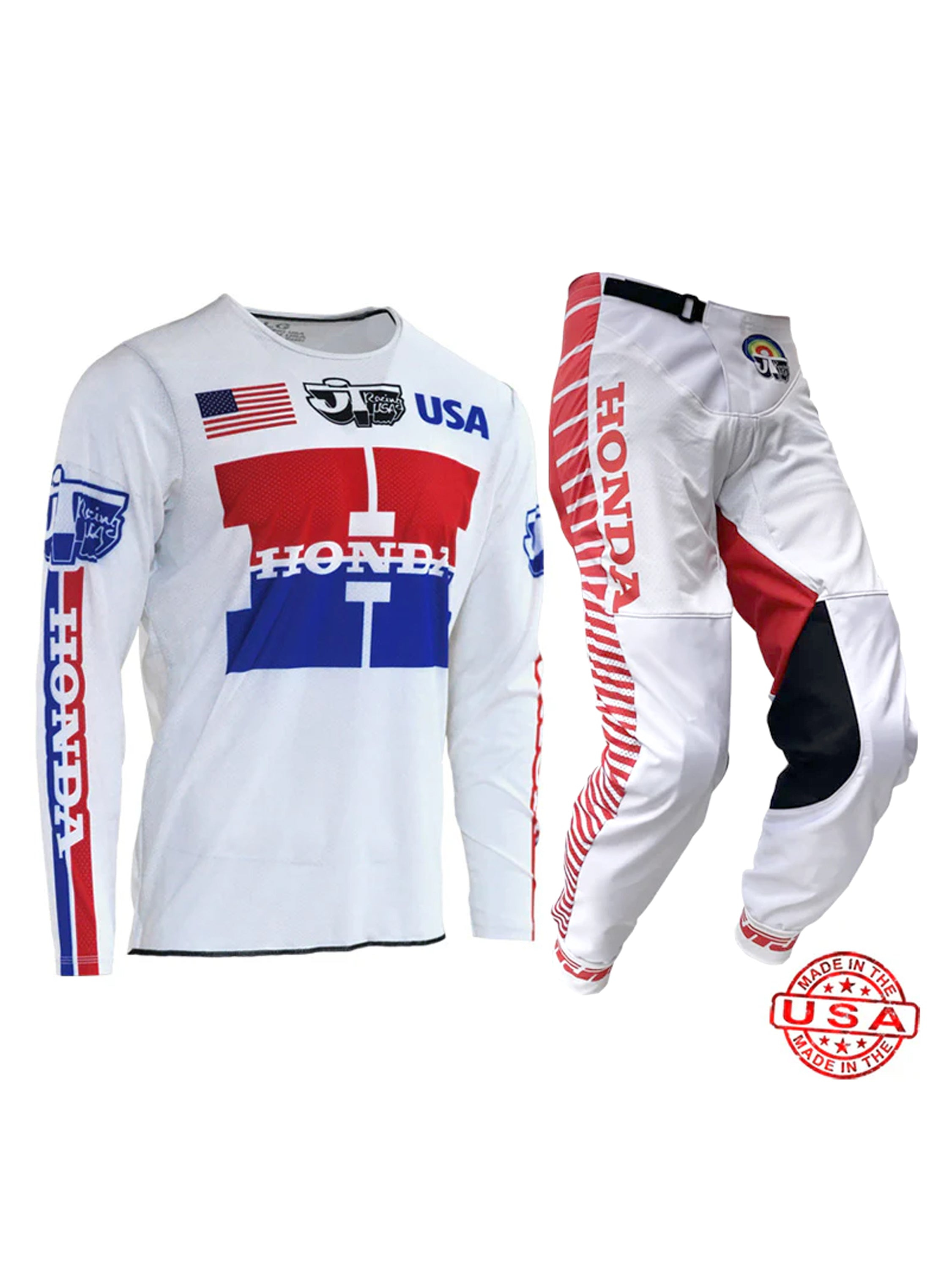 MX Gear Combo: JT Racing  Honda Team USA 1981 Jersey and Moto Pants