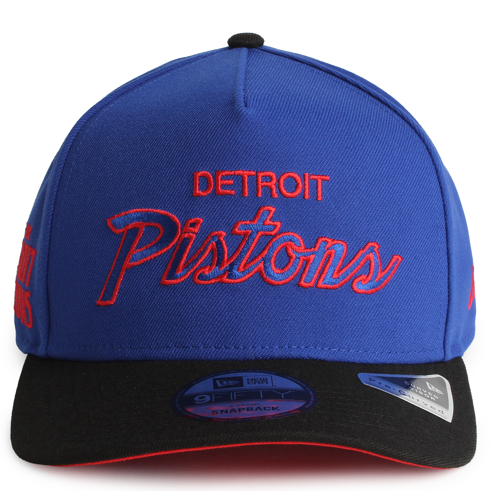 NBA Detroit Pistons 9 FIFTY A-Frame Pre-Curved Snapback