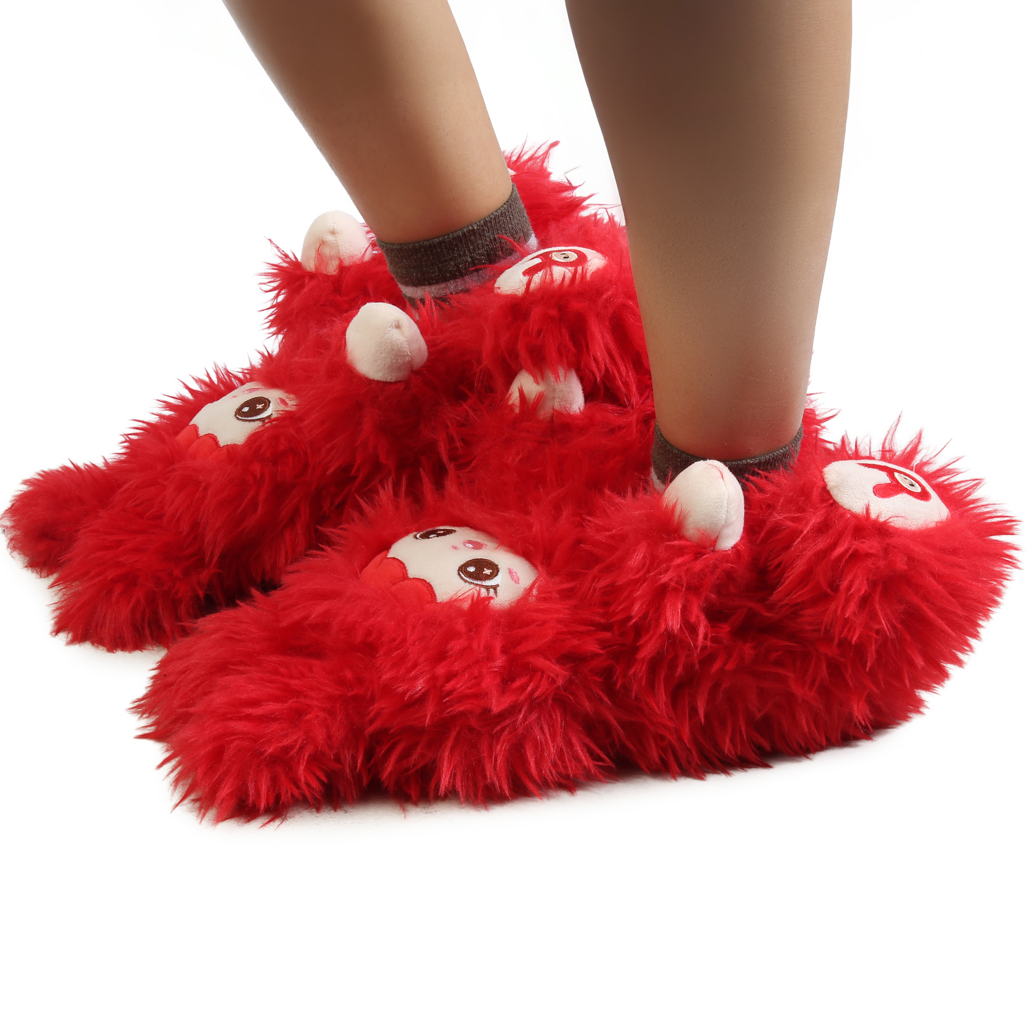 Doll Fuzzy Slippers